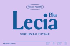 Lecia Blur Demo Font
