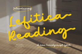 Lefitica Reading Font