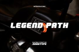 Legend Path Demo Font