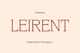 Leirent Demo Font