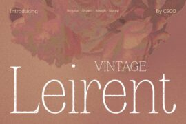 Leirent Vintage Demo Font