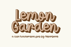 Lemon Garden Demo Font