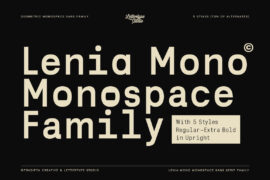 Lenia Mono DEMO Font