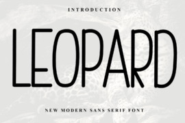 Leopard Font