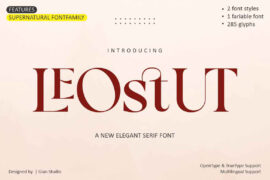 Leostut Font Family
