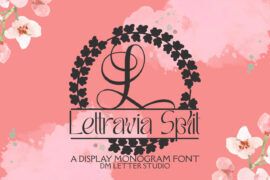 Lettravia Split Monogram Font