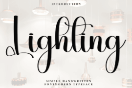 Lighting Mode Font