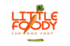 LITTLE FOODY DEMO Font