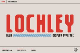 Lochley Blur Demo Font
