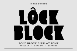 Lock Block Font Family