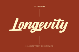 Longevity Script Font