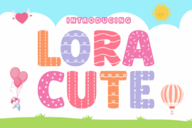 Lora Cute Font