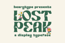 Lost Peak Font