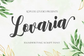 Lovaria Demo Font