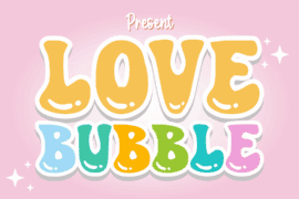 Love Bubble Font