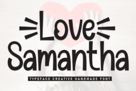 Love Samantha Font