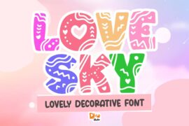 Love Sky Font