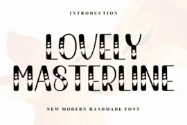 Lovely Masterline Font