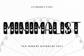 Lovely Minimalist Font