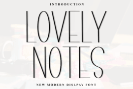 Lovely Notes Font
