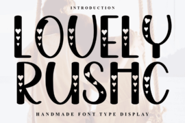 Lovely Rushc Font
