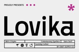 Lovika Demo Font