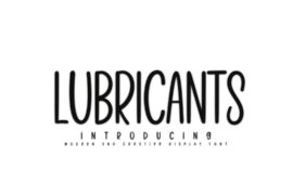 LUBRICANTS Font