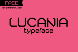 LUCANIA Font