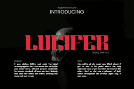 Lucifer DEMO Font