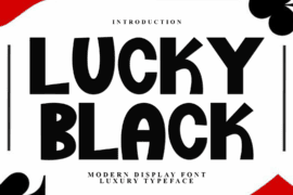 Lucky Black Font