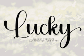 Lucky Filling Font