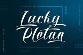 Lucky pletan Font