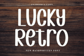 Lucky Retro Font