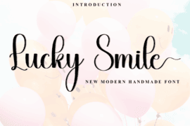Lucky Smile Font