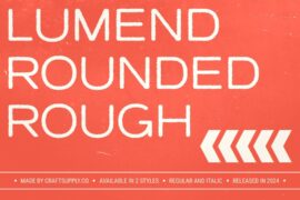 Lumend Rounded Rough Demo Font