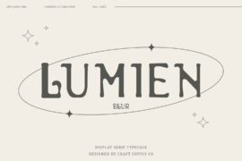 Lumien Blur Demo Font