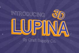 Lupina 3D Demo Font