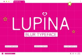 Lupina Blur Demo Font