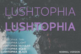 Lushtophia Font Family