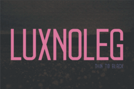Luxnoleg Font
