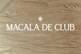 MACALA DE CLUB Personal Use Font