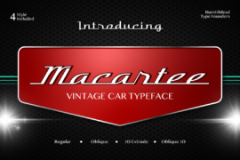 Macartee Font Family