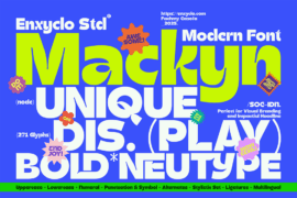 Mackyn Demo Font