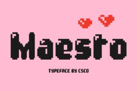 Maesto Demo Font