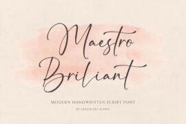 Maestro Briliant Font