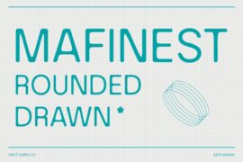 Mafinest Rounded Drawn Demo Font