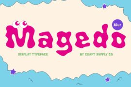 Magedo Blur Demo Font