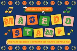Magedo Stamp Demo Font