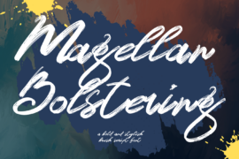 Magellan Bolstering Demo Font