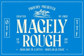 Magely Rough Demo Font
